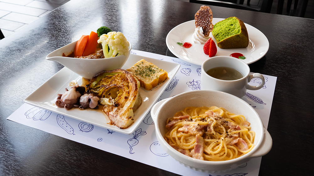 道の駅あいづの内部